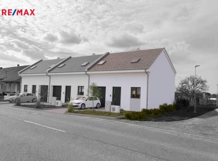 Pohled z ulice - vizualizace | Prodej - dům/vila, 132 m²