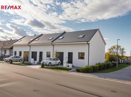 Pohled z ulice - vizualizace | Prodej - dům/vila, 132 m²