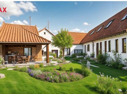 Vizualizace exteriéru domu | Prodej - zemědělský objekt, 1 850 m²