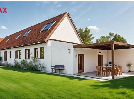 Vizualizace exteriéru domu | Prodej - zemědělský objekt, 1 850 m²