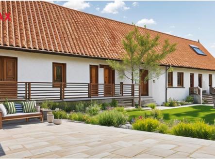 Vizualizace exteriéru domu | Prodej - zemědělský objekt, 1 850 m²
