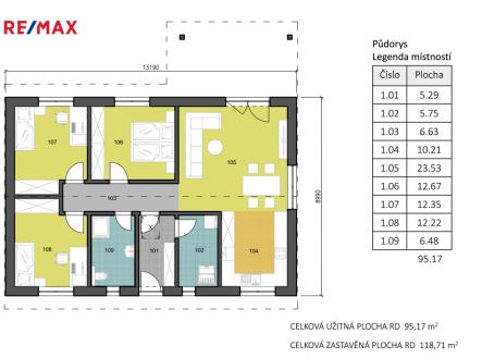 Rodinný dům na klíč, Okarec | Prodej - dům/vila, 95 m²