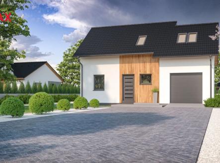 Nízkoenergetický dům 4+kk v Krumsíně u Prostějova | Prodej - dům/vila, 115 m²