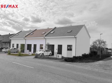 Pohled z ulice - vizualizace | Prodej - dům/vila, 132 m²