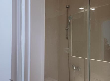 sprchový kout jiný pohled.jpg | Pronájem bytu, 1+kk, 26 m²