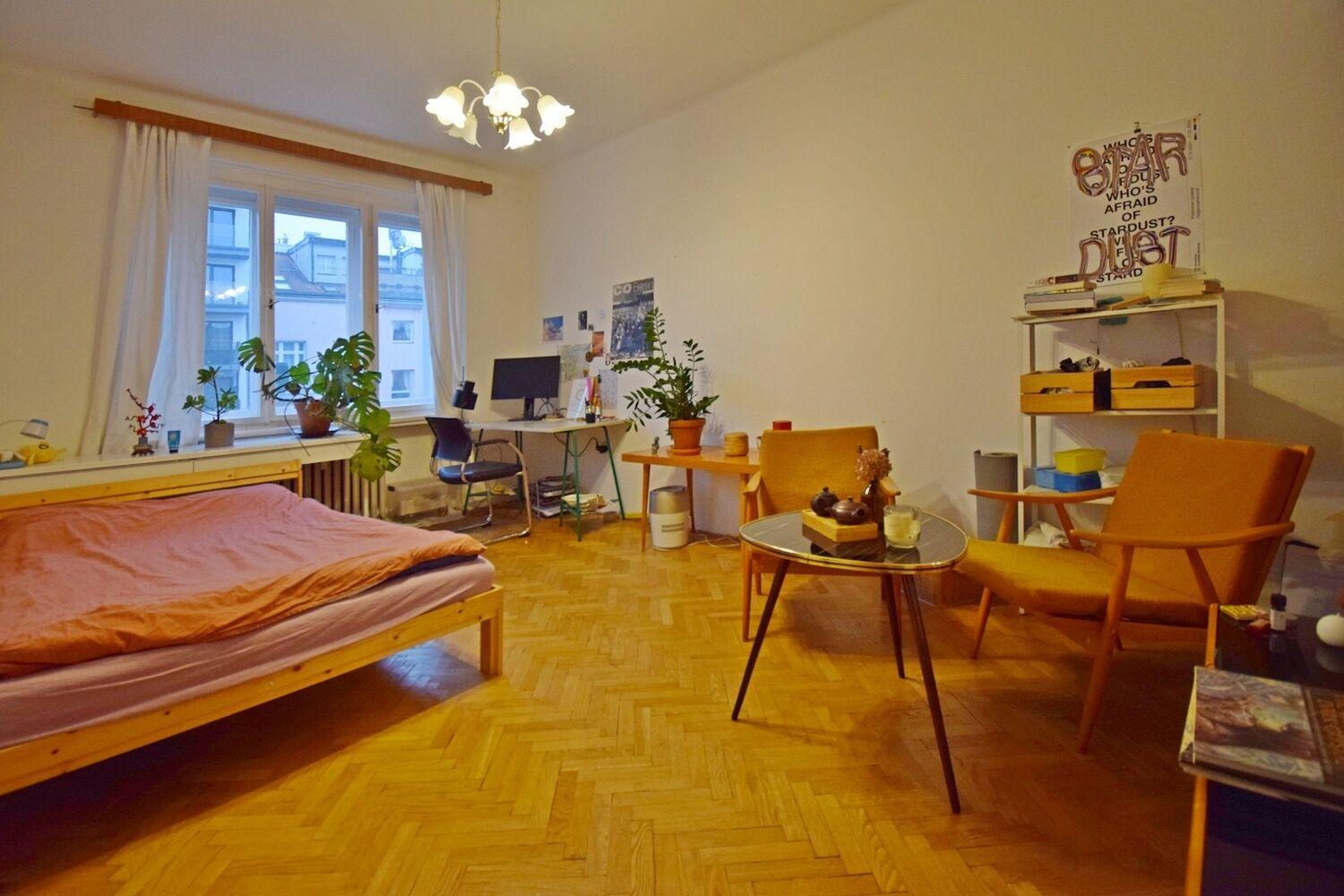 Útulný 1+1 38 m2, Praha 2 Vinohrady