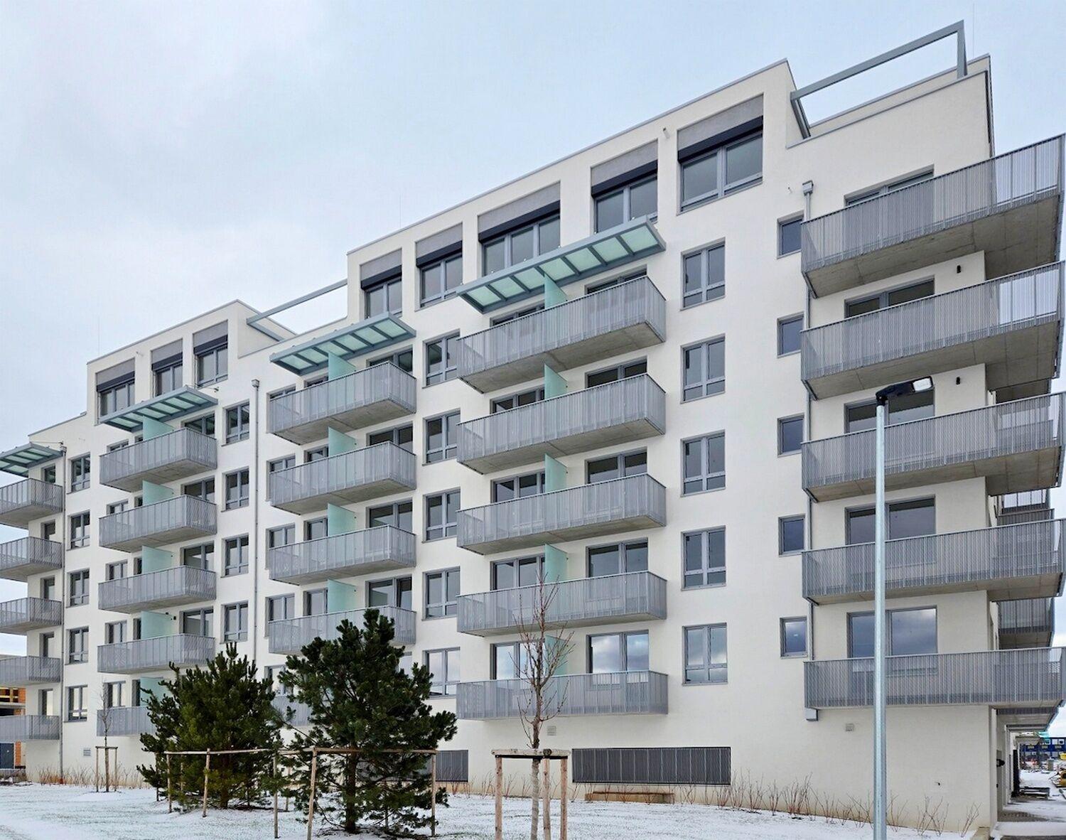 Moderní 2+kk 49 m2 s balkonem a garáží v novostavbě, Praha 10