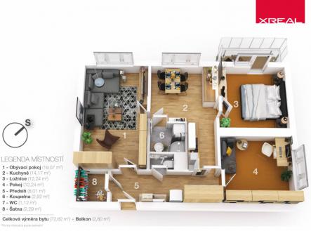 Bez popisku | Prodej bytu, 3+1, 73 m²