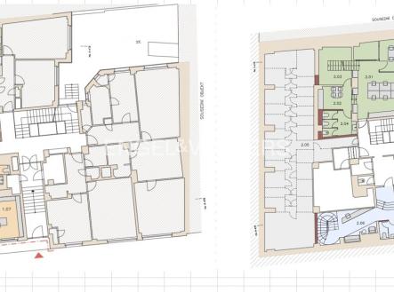 půdorys šefánikova (1) | Pronájem - obchodní prostor, 183 m²