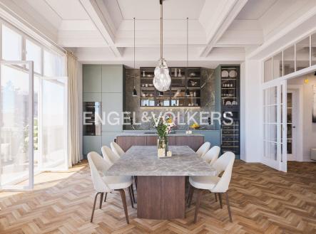 Kuchyň s jídelnou 2 | Prodej bytu, 5+1, 200 m²