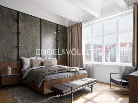 Vila Na Stráži_Ložnice_2 | Prodej bytu, 4+1, 186 m²