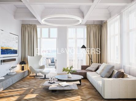 Obývací pokoj-2 | Prodej bytu, 4+1, 186 m²