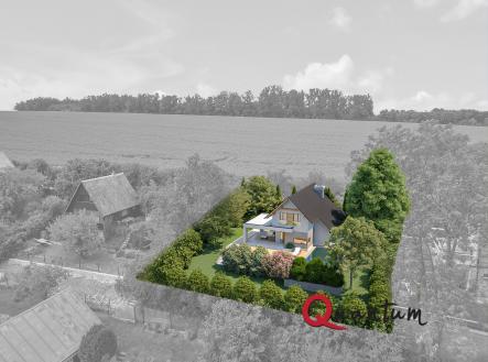 Okor_pozemek_viz_02_vyznaceni | Prodej - pozemek pro bydlení, 404 m²