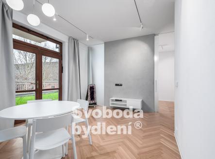 Obývací pokoj 2 | Pronájem bytu, 2+kk, 52 m²