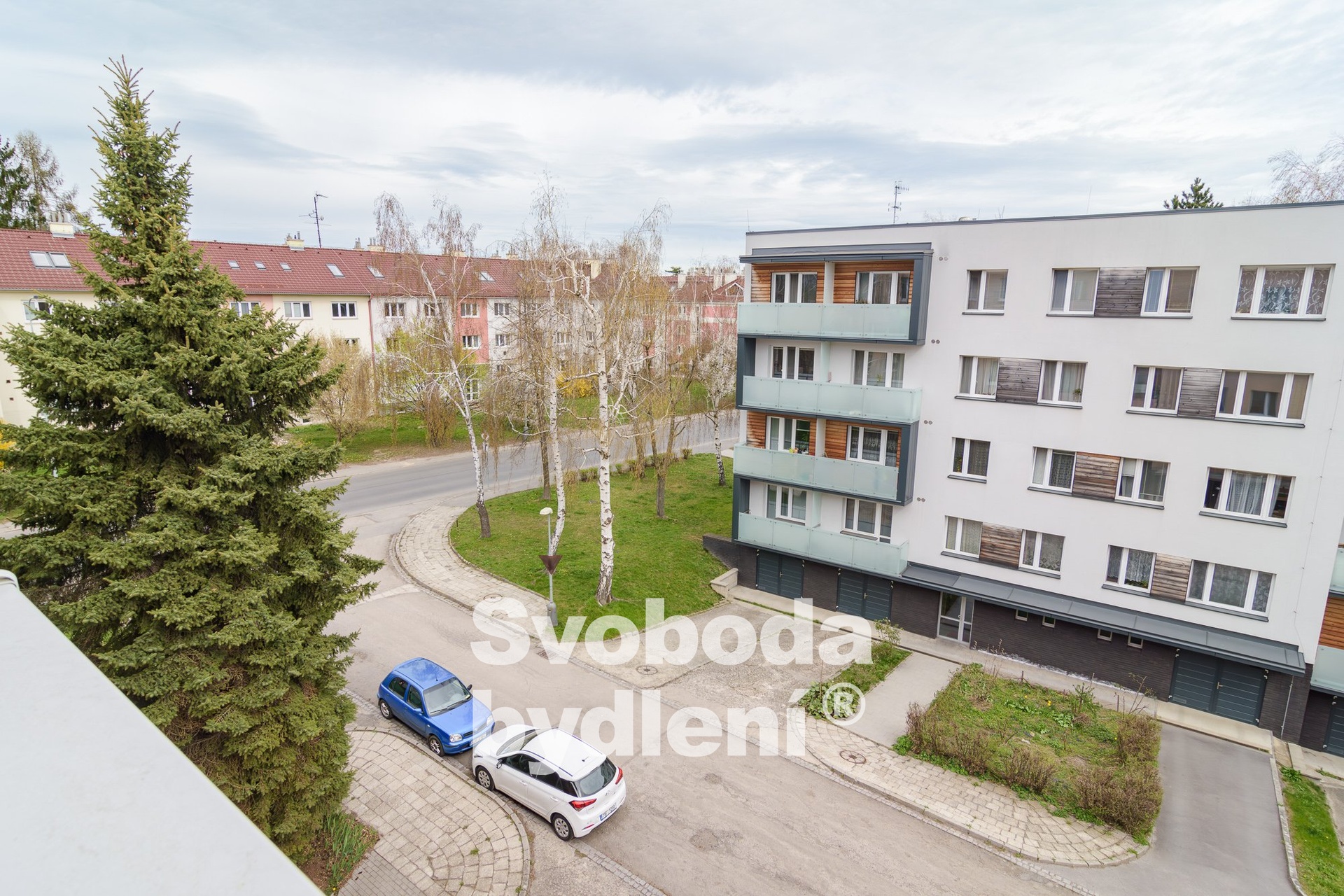 Pohled z balkonu