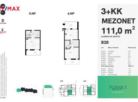 Prodej bytu, 3+kk, 111 m²