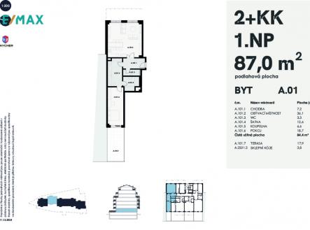 a01.jpg | Prodej bytu, 2+kk, 87 m²