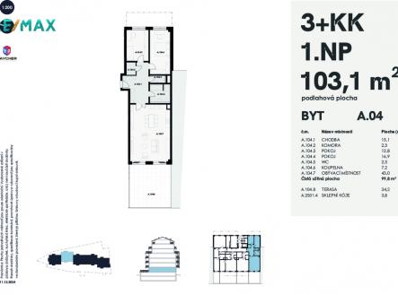 a04.jpg | Prodej bytu, 3+kk, 103 m²
