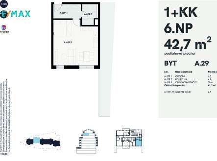 a29.jpg | Prodej bytu, 1+kk, 42 m²