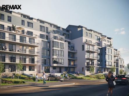 render-dom.jpg | Prodej bytu, 1+kk, 42 m²