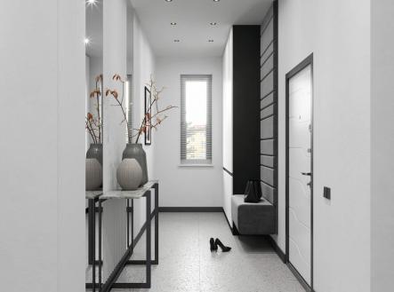 vizualizace-chodba-satna.jpeg | Prodej bytu, 2+kk, 75 m²