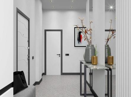 vizualizace-chodba.jpeg | Pronájem bytu, 2+kk, 75 m²