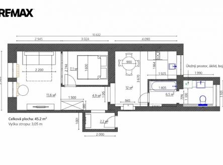 2-1.jpg | Prodej bytu, 2+kk, 44 m²