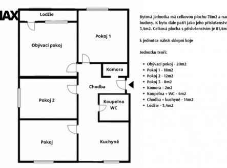 pridat-podnadpis.png | Prodej bytu, 4+1, 78 m²