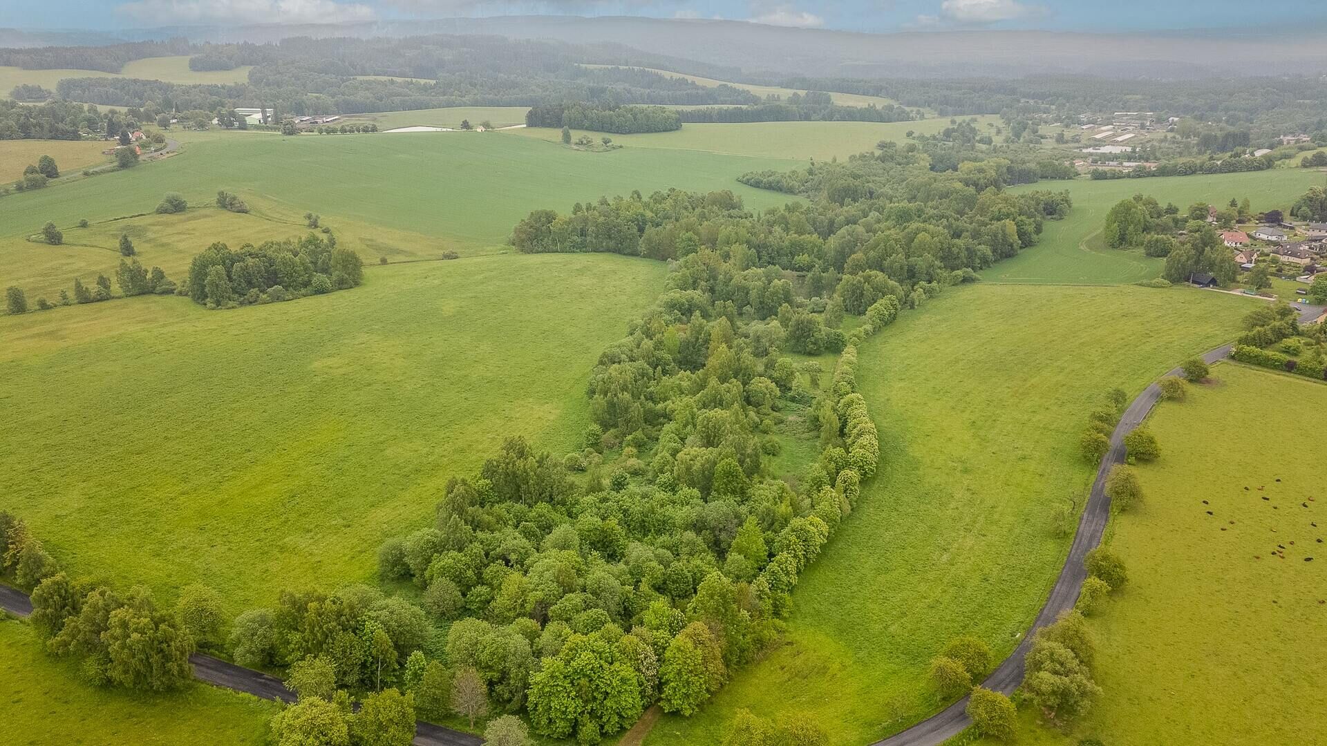 Pozemky 54 868 m², Krajková, Sokolov