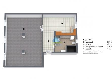 foto: 2 | Prodej bytu, 1+1, 83 m²