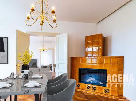 from dinning to living room (2) | Prodej bytu, 4+1, 138 m²