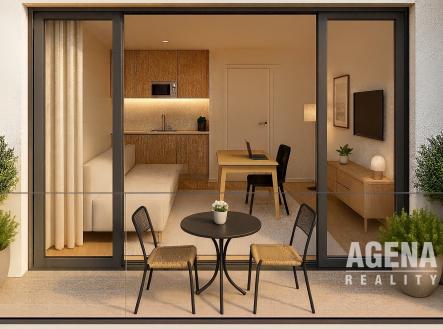 obývák | Prodej bytu, 1+kk, 29 m²