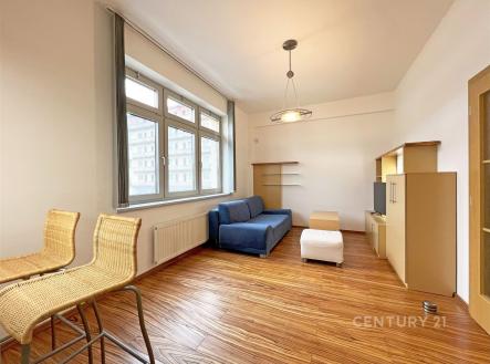 obývací pokoj | Pronájem bytu, garsoniéra, 39 m²