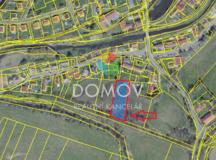 orto-foto-mapa-trhove-dusniky.png | Prodej - pozemek, trvalý travní porost, 2 300 m²