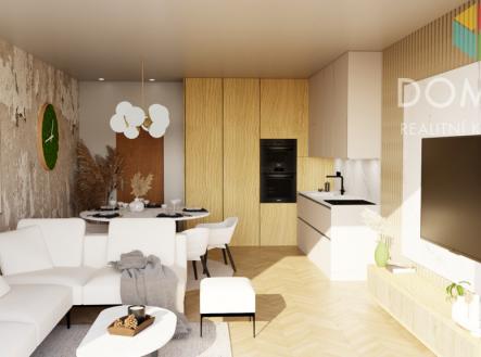 vizualizace KK | Prodej bytu, 3+kk, 97 m²