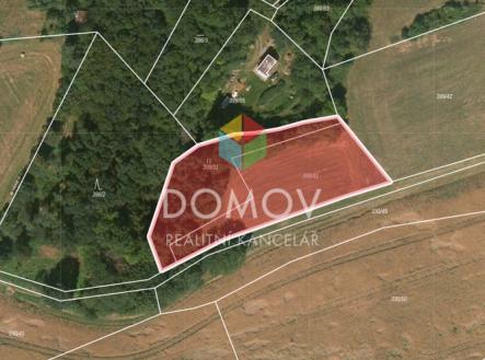 vyznaceno-mezoun.jpg | Prodej - pozemek, zemědělská půda, 2 730 m²