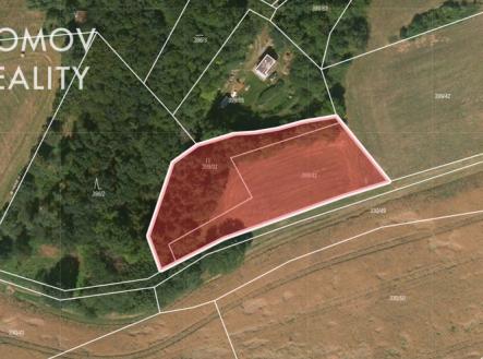 vyznaceno-mezoun.jpg | Prodej - pozemek, zemědělská půda, 2 730 m²