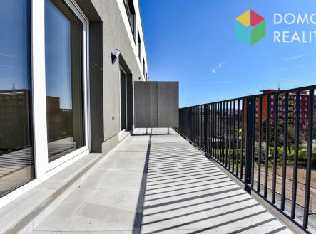 balkon | Pronájem bytu, 2+kk, 54 m²