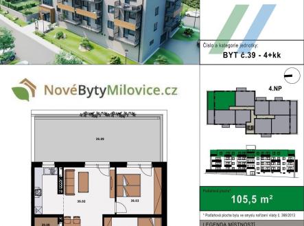. | Prodej bytu, 4+kk, 97 m²