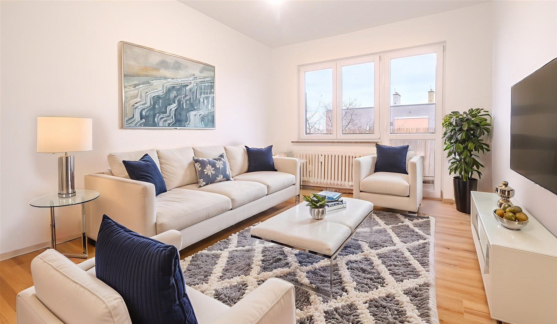 Vizualizace obývací pokoj