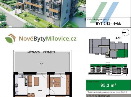 . | Prodej bytu, 4+kk, 95 m²