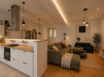 . | Pronájem bytu, 2+kk, 82 m²