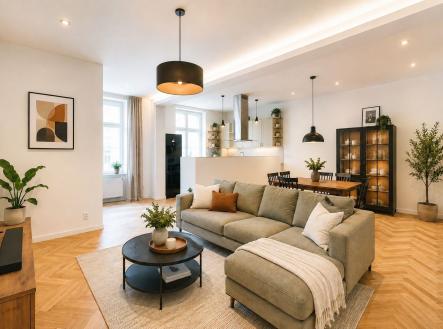. | Pronájem bytu, 2+kk, 82 m²