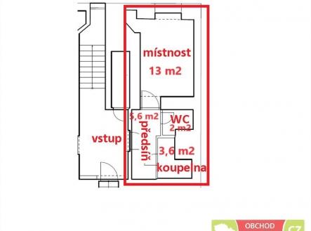 . | Prodej bytu, 1+kk, 24 m²