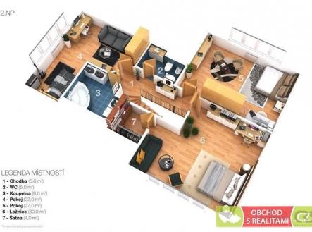 . | Pronájem - dům/vila, 206 m²