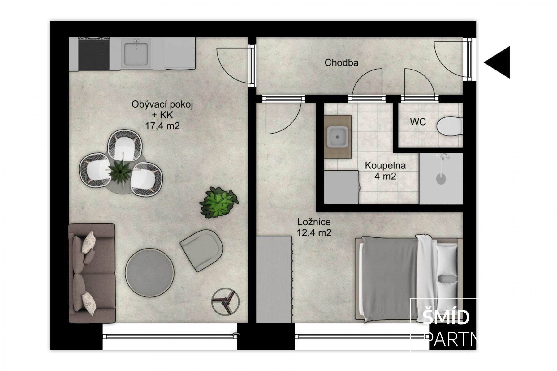 Pudorys - Stefanikova byt 5.jpg