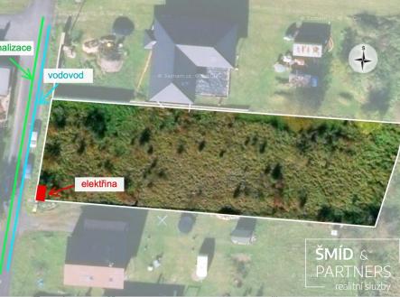 Půdorys Situace - pozemek Konárovice.jpg | Prodej - pozemek pro bydlení, 1 652 m²