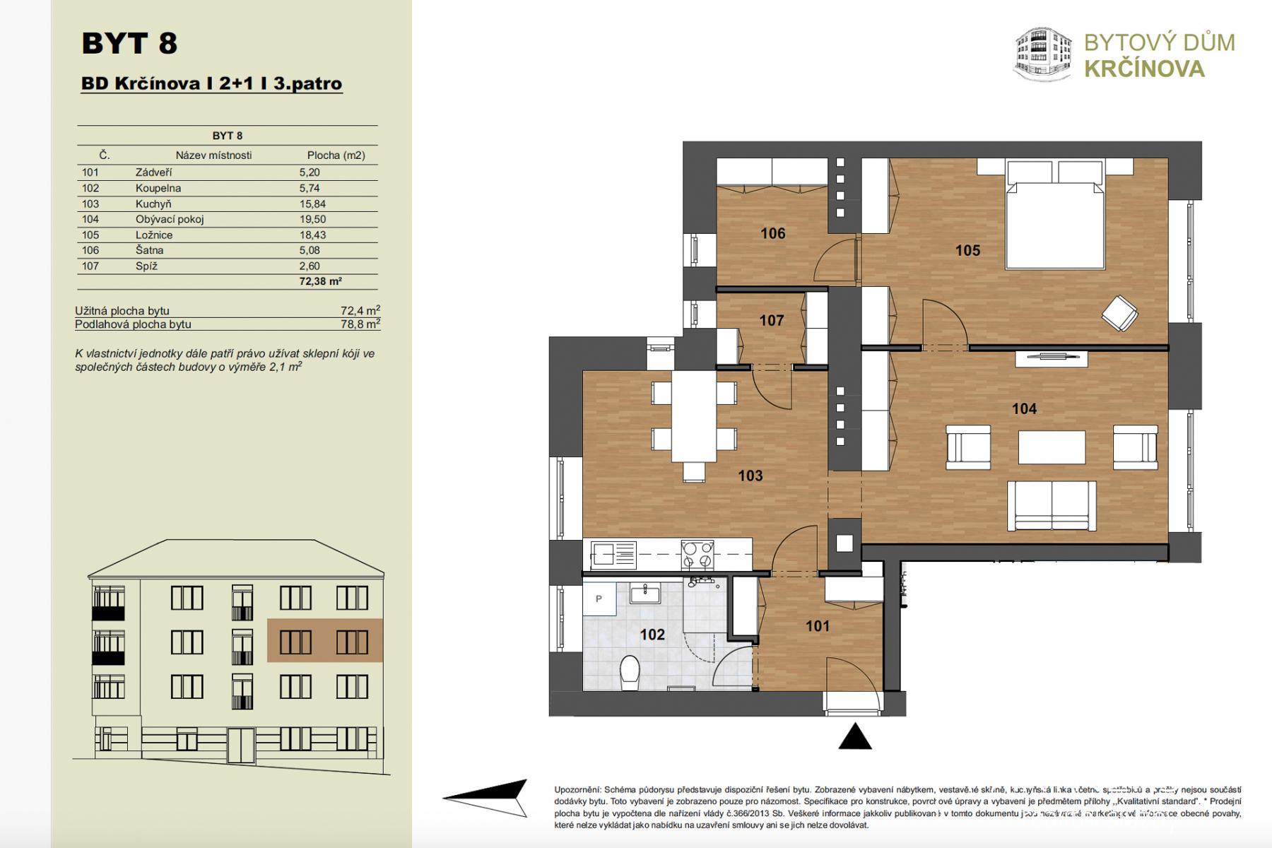 Půdorys - byt 8 BD Krčínova Kolín.jpg