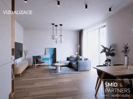 B1-B3B10-B12 Obývací pokoj 1 Verze 1 vizu.jpg | Prodej - dům/vila, 140 m²