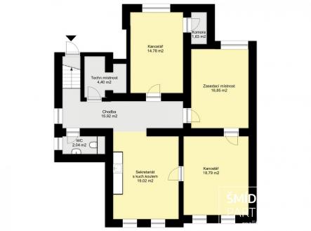 Půdorys - kanceláře Raisova Kolín.jpg | Prodej - kanceláře, 70 m²